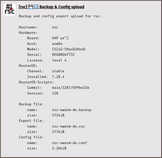 backup-upload notification