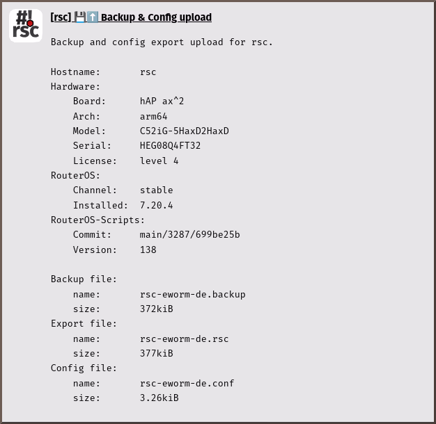 backup-upload notification