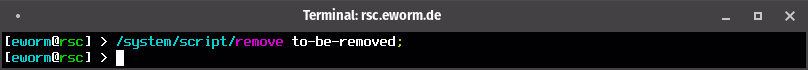 screenshot: remove script