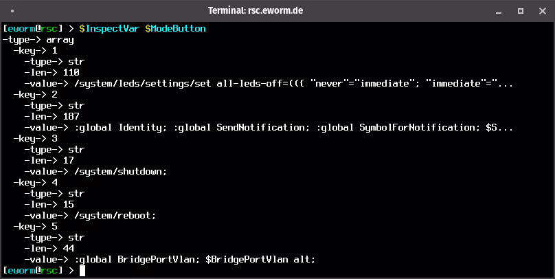 screenshot: InspectVar