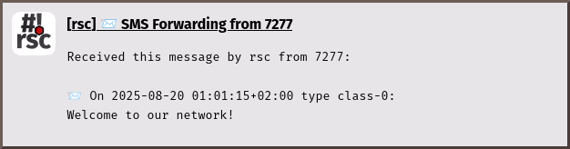 notification: sms-forward