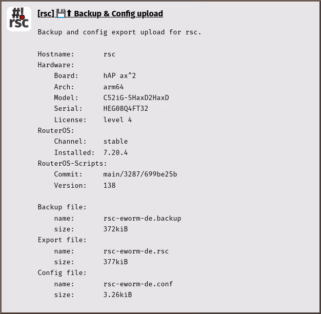backup-upload notification