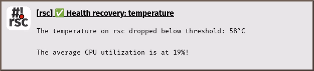notification: check-health temperature ok