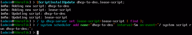 screenshot: setup lease script